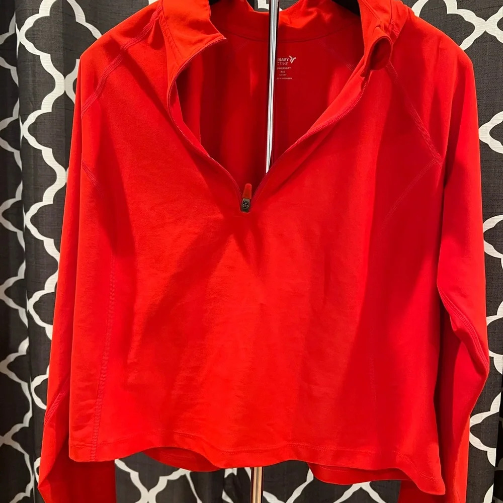 PowerSoft Cropped Quarter-Zip Performance Top - Picture 3 of 6